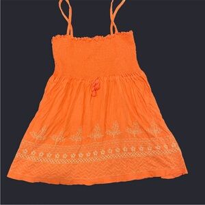 GAP Kids Orange Camisole with Leaf Design